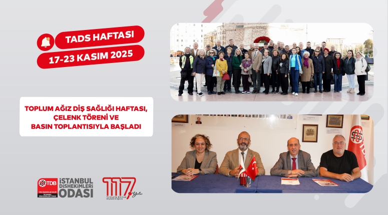 Toplum Ağız Diş Sağlığı Haftası, Çelenk Töreni ve Basın Toplantısıyla Başladı