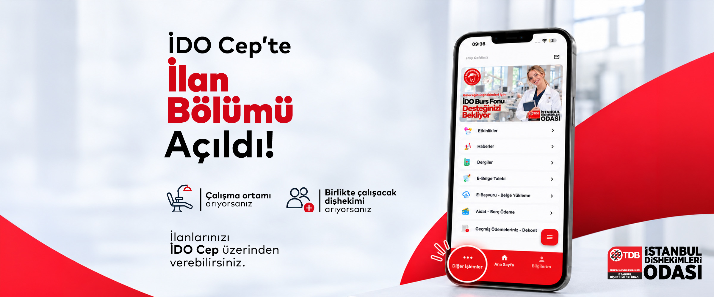 İDO Cep’te İlan Bölümü Açıldı!